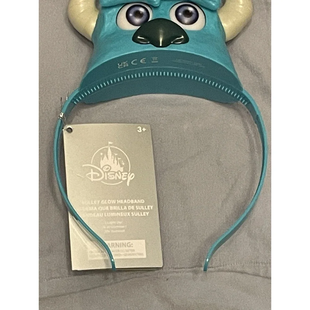 NEW Walt‎ Disney Parks Pixar Monsters Inc Light Up Ears Headband - Sulley